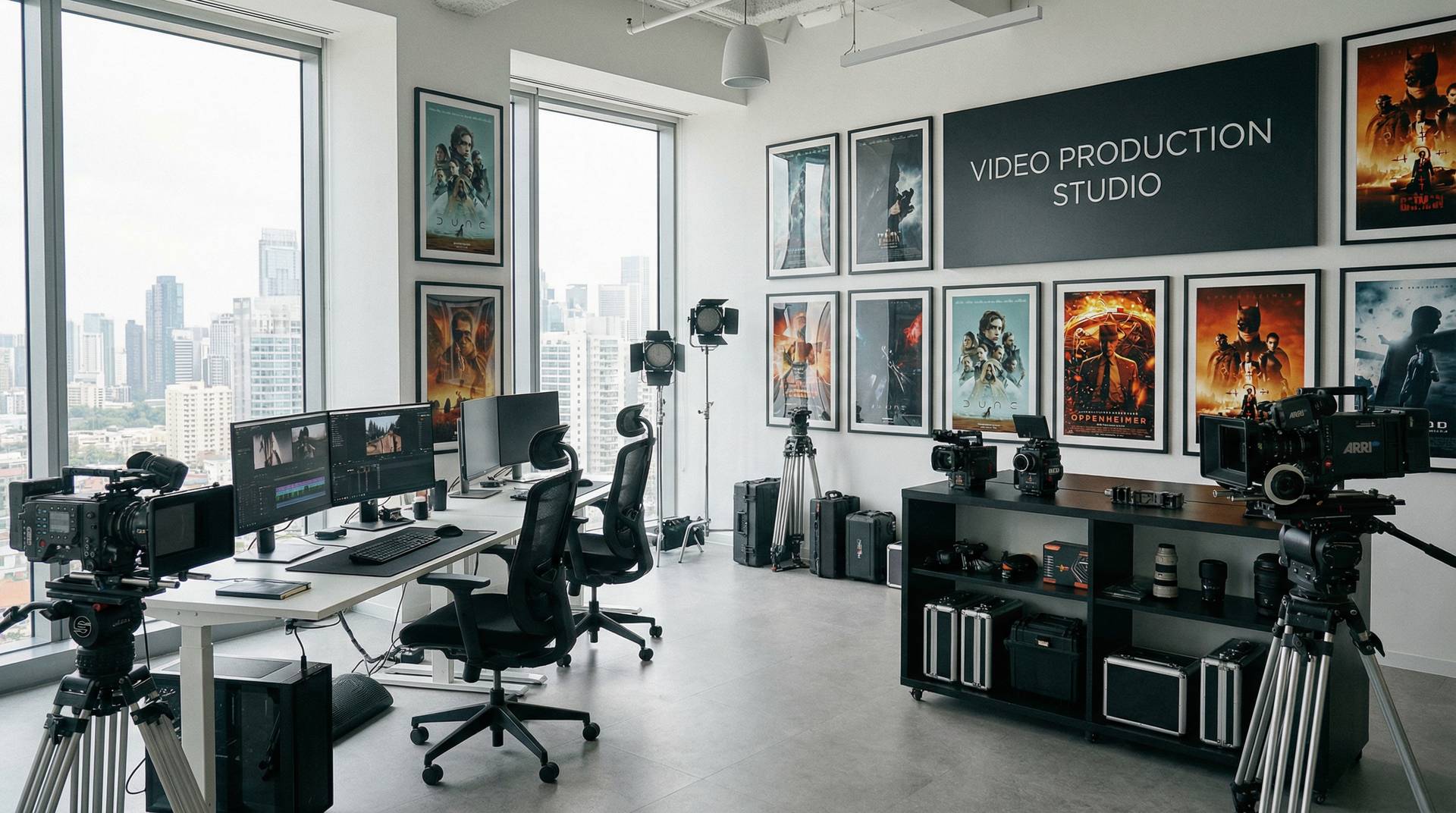 大象传媒公司办公室实景